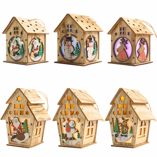 Linterna de Navidad Jorlo, suministros de Navidad, candelabro de Navidad, lámpara LED, linterna colgante, manualidades, escritorio, adorno de Navidad