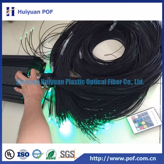 Kit de bricolaje de cable de fibra óptica para iluminación decorativa