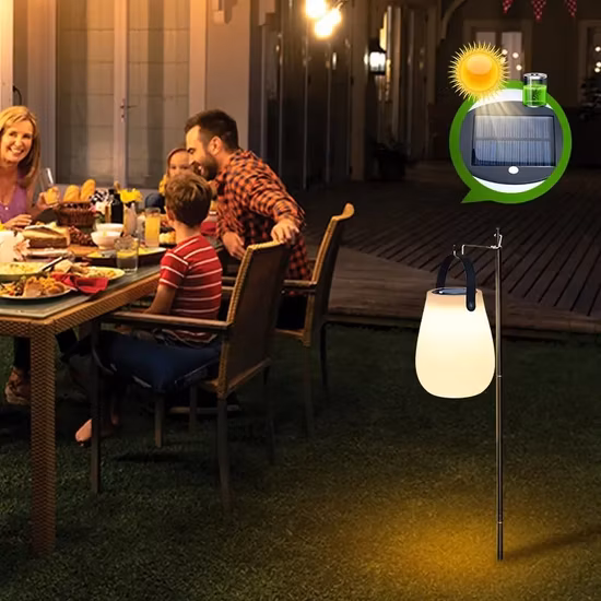 Nuevas lámparas LED al aire libre recargables de la luz de la tienda de campaña de la energía solar