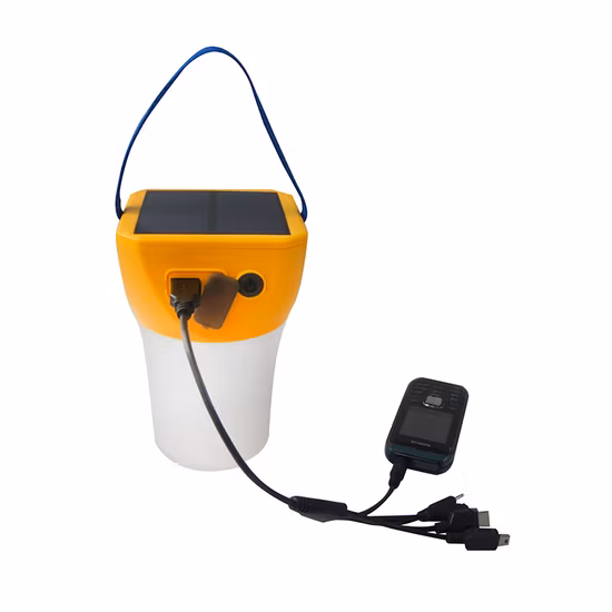 Pequeña linterna solar portátil para lectura y uso doméstico (Lighting Global Certified)